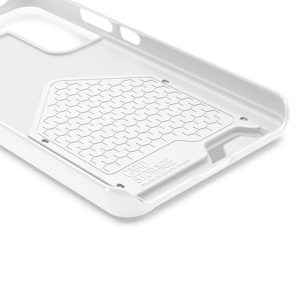 DT Trump iPhone/Samsung Case With Card Holder (WHITE)