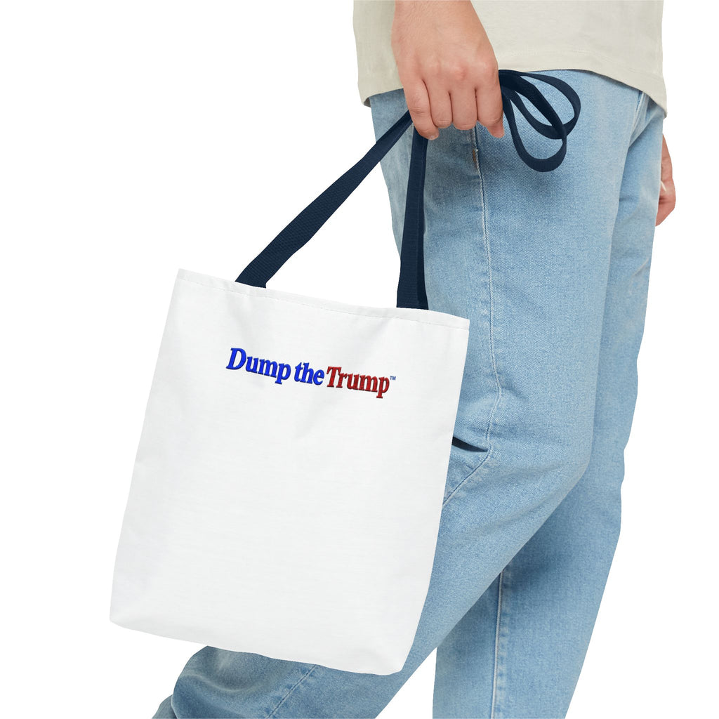 DT Trump Tote Bag — "Dump the Trump" Statement Tote