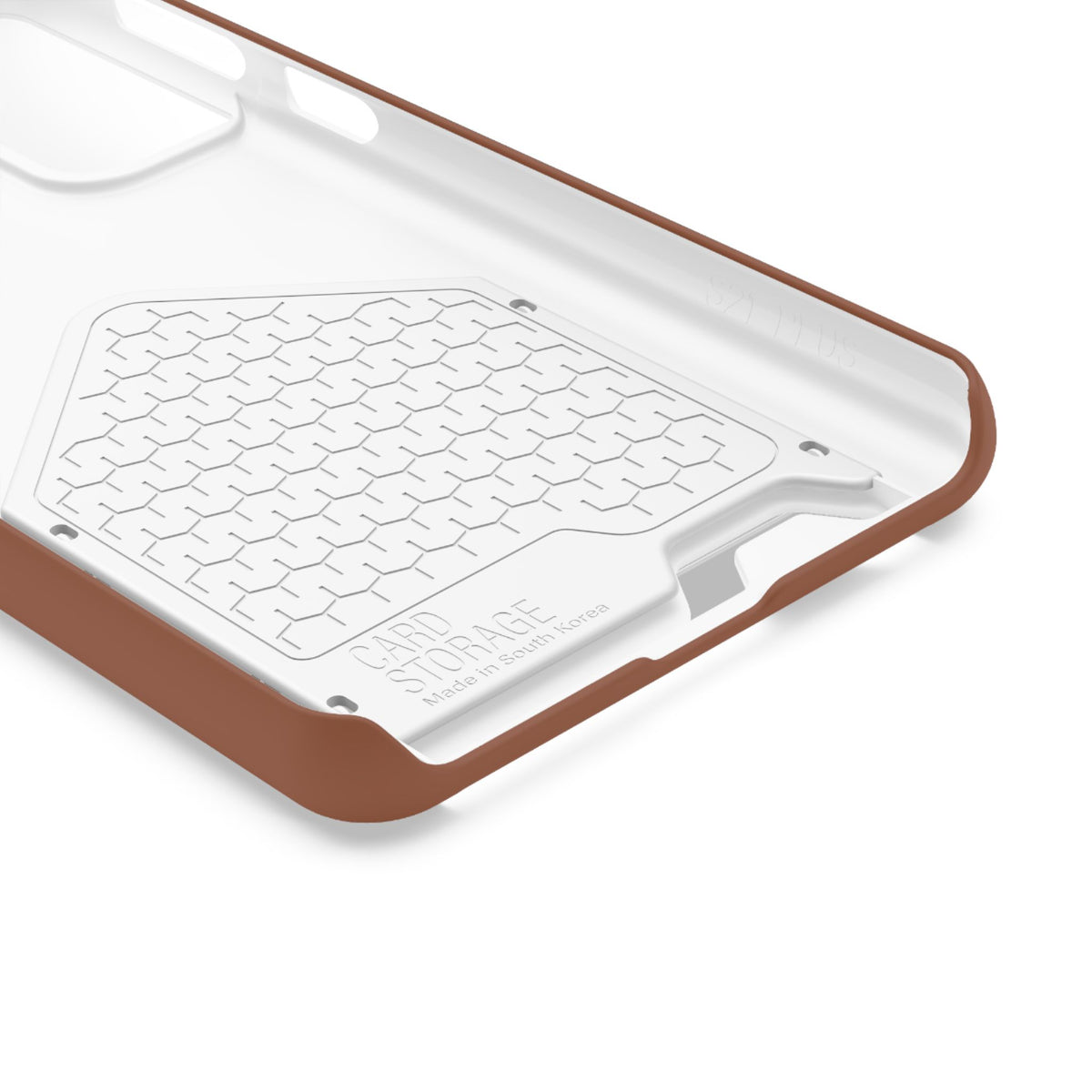 DT Trump iPhone/Samsung Case With Card Holder (BROWN)