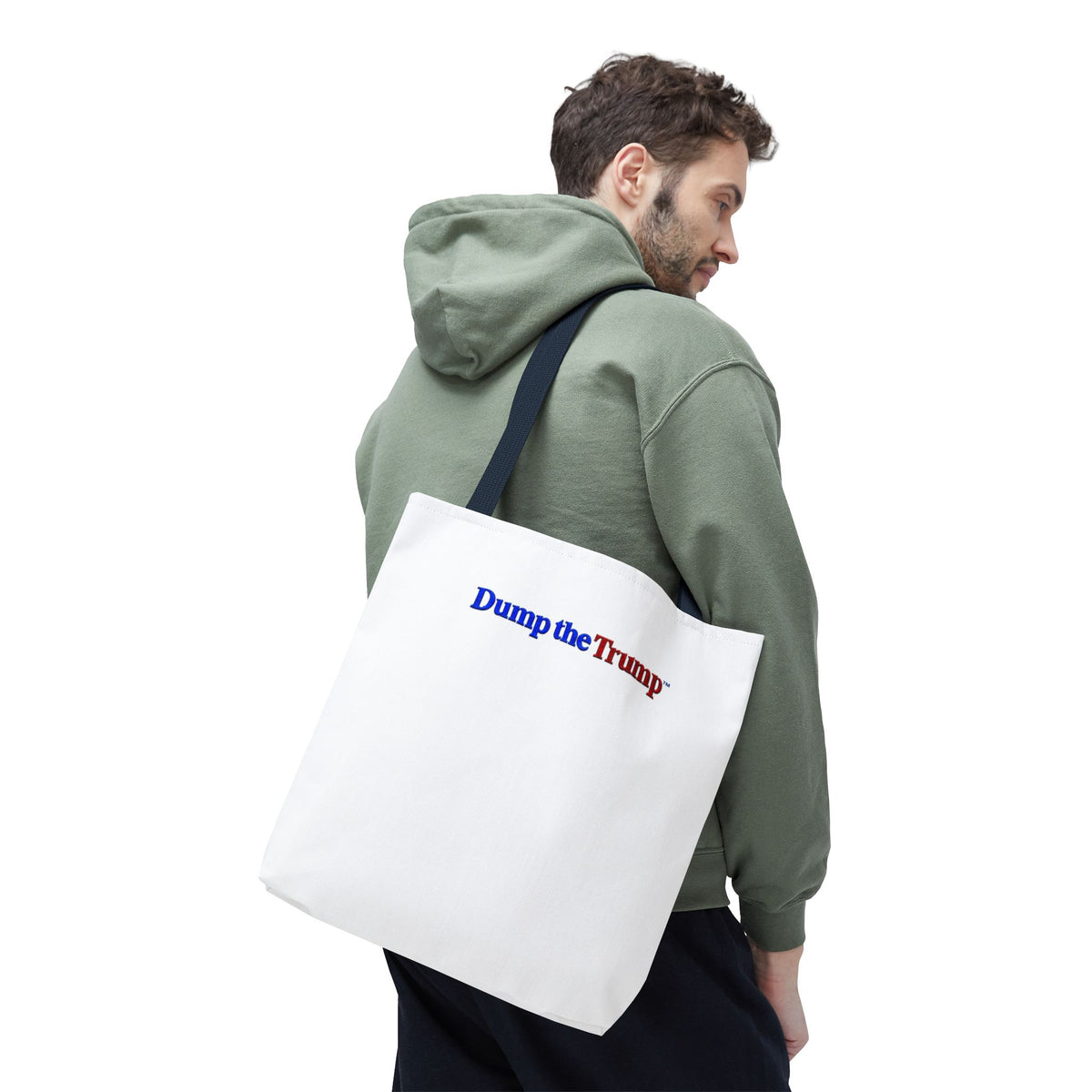 DT Trump Tote Bag — "Dump the Trump" Statement Tote