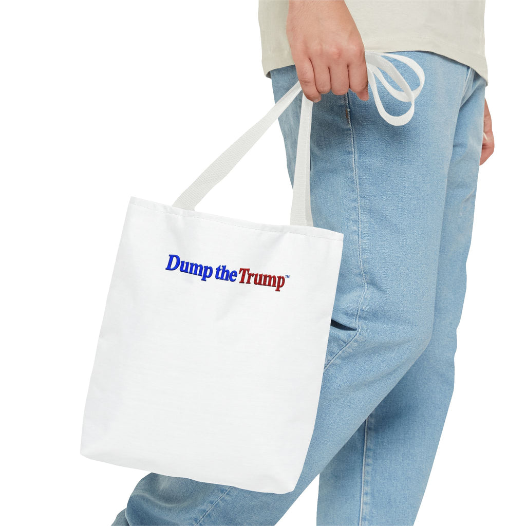 DT Trump Tote Bag — "Dump the Trump" Statement Tote