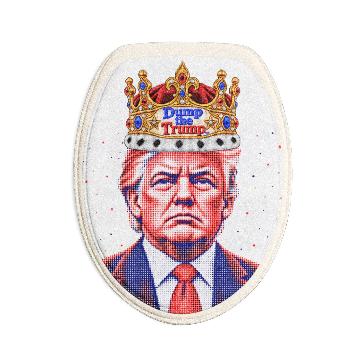 DT Trump Bath Mat Set — 3-Piece Décor (Beige)