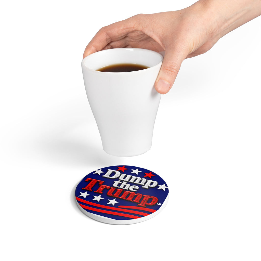 Dump the Trump Ceramic Coaster