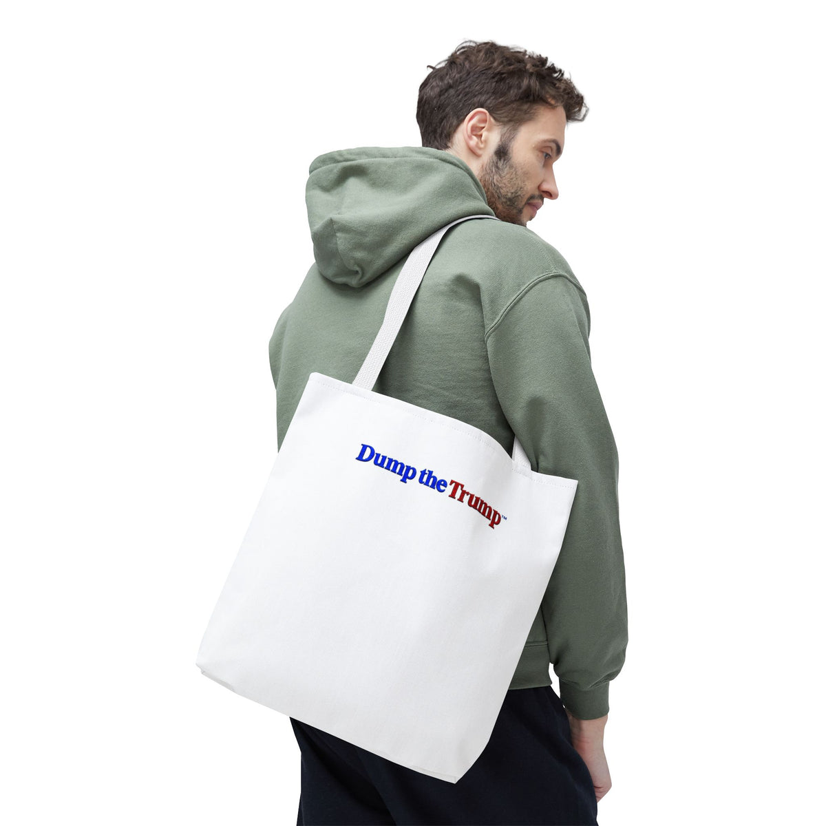 DT Trump Tote Bag — "Dump the Trump" Statement Tote