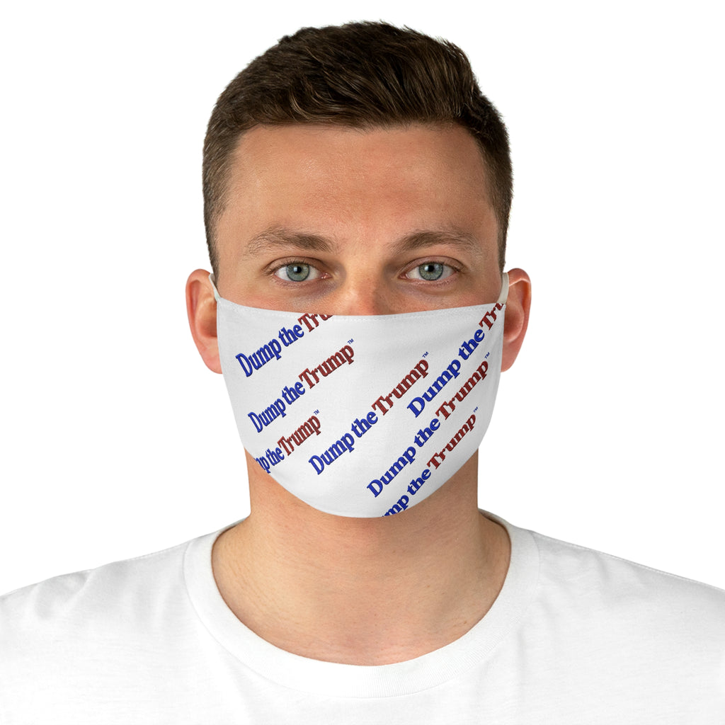 DT Trump Face Mask — “Dump the Trump” Repeated Print