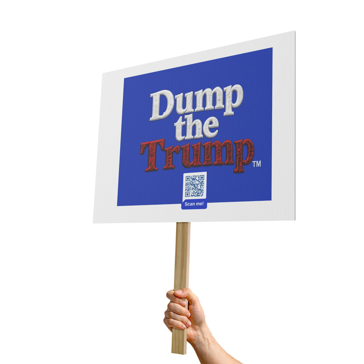 DT Trump Placard Sign - Campaign Rally Sign