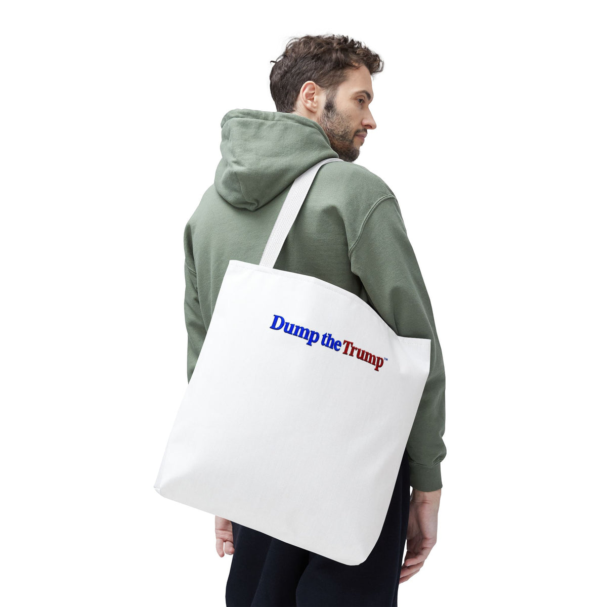 DT Trump Tote Bag — "Dump the Trump" Statement Tote