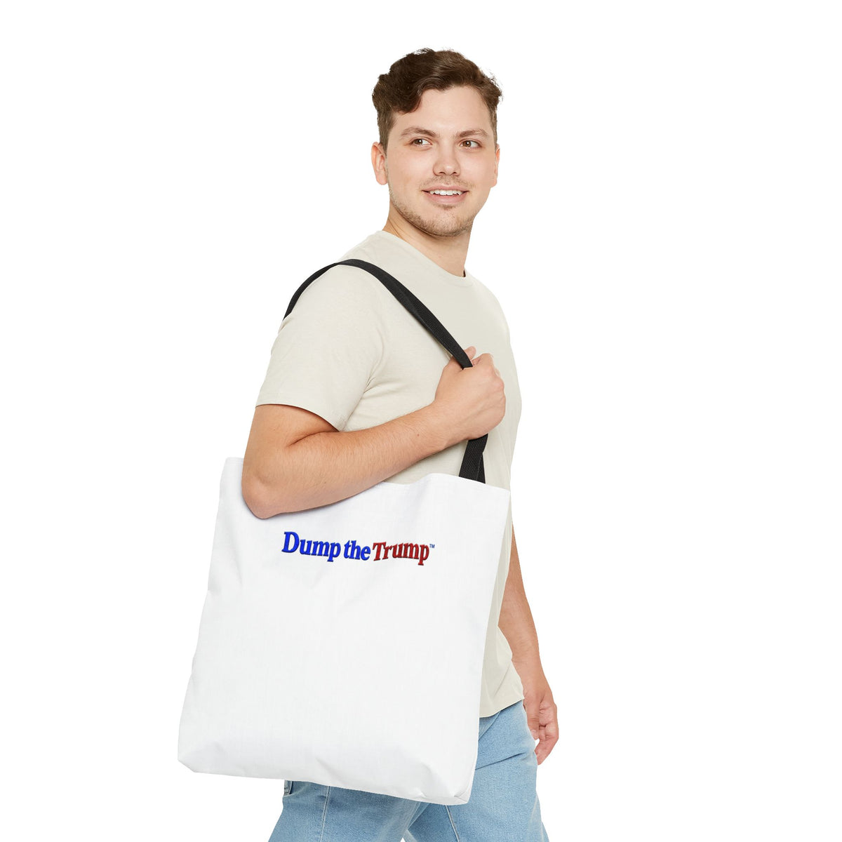 DT Trump Tote Bag — "Dump the Trump" Statement Tote