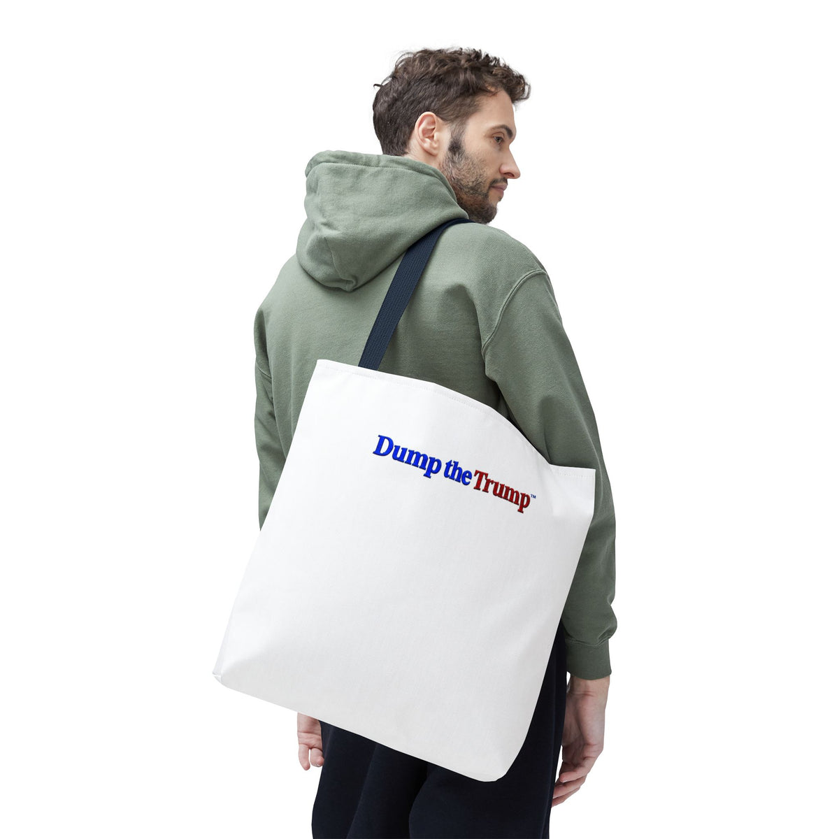 DT Trump Tote Bag — "Dump the Trump" Statement Tote