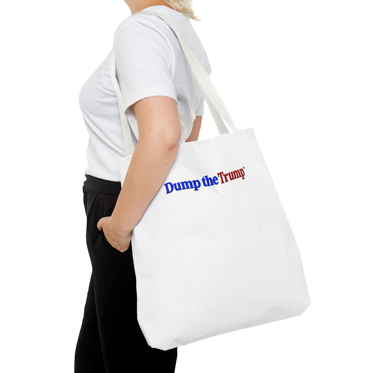 DT Trump Tote Bag — "Dump the Trump" Statement Tote