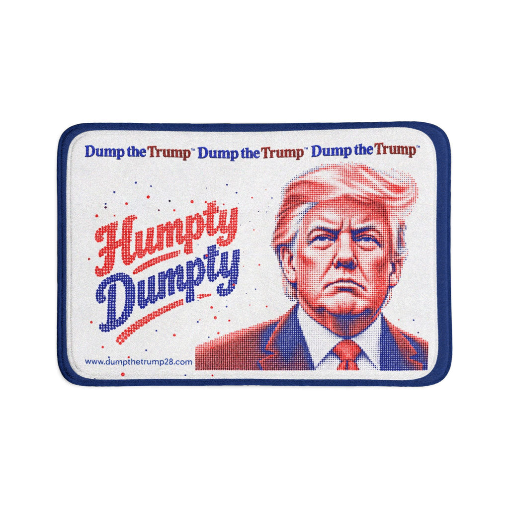 DT Trump Bath Mat Set — 3-Piece Décor (Navy)