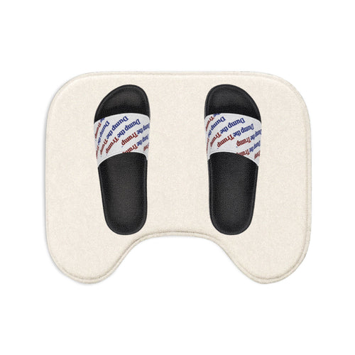DT Trump Bath Mat Set — 3-Piece Décor (Beige)