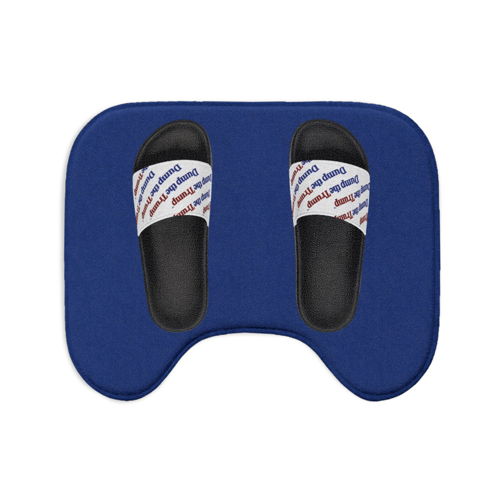 DT Trump Bath Mat Set — 3-Piece Décor (Navy)