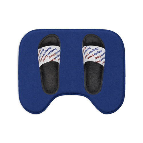 DT Trump Bath Mat Set — 3-Piece Décor (Navy)