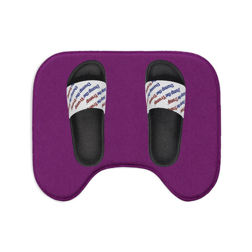 DT Trump Bath Mat Set — 3-Piece Décor (Purple)
