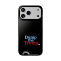 DT Trump iPhone/Samsung Case With Card Holder (BLACK)