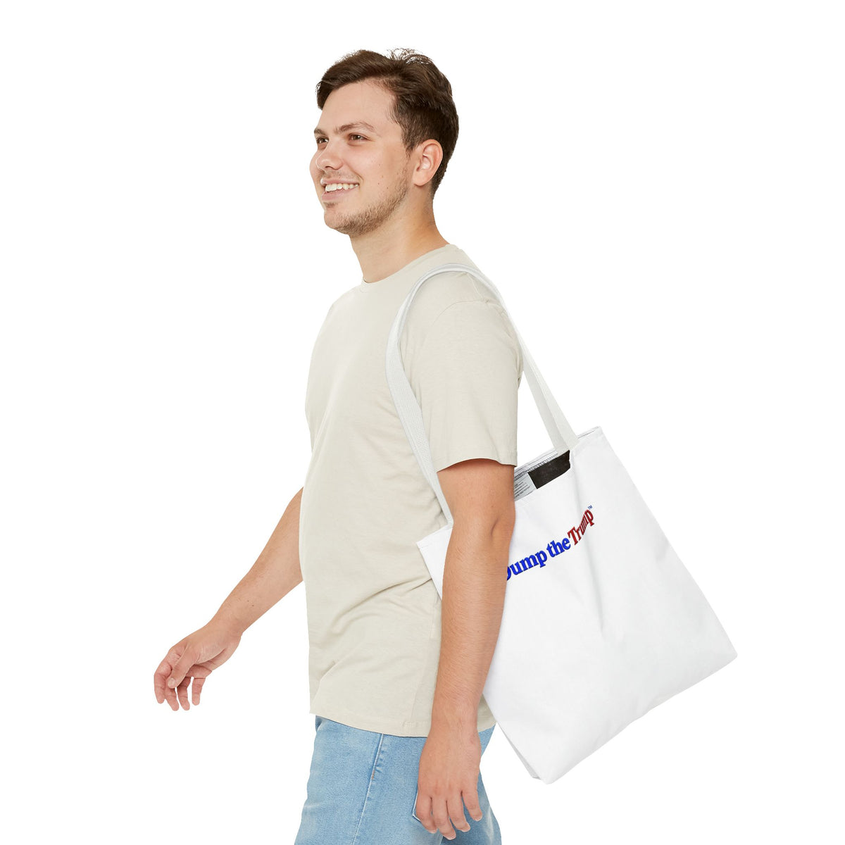 DT Trump Tote Bag — "Dump the Trump" Statement Tote