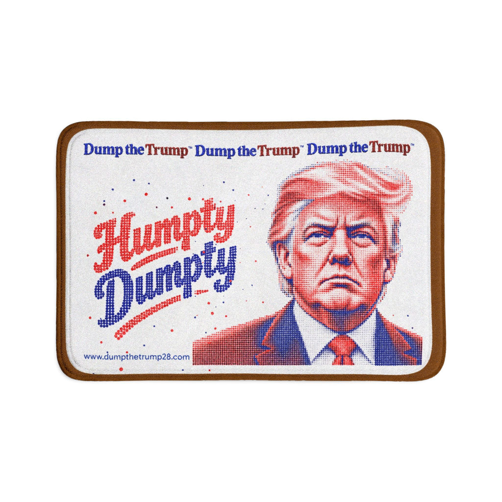 DT Trump Bath Mat Set — 3-Piece Décor (Brown)