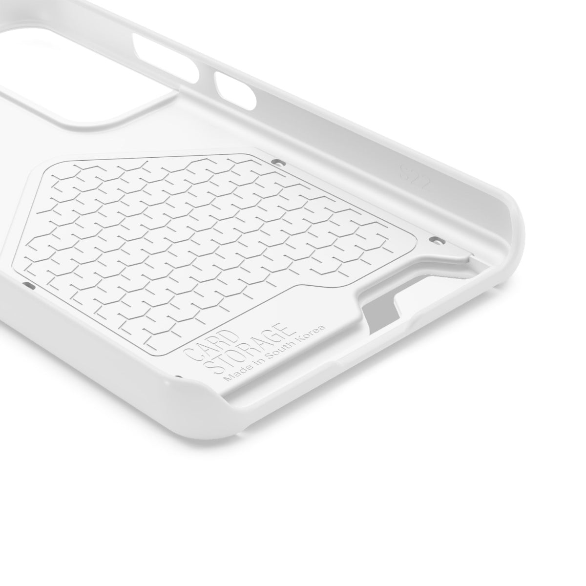 DT Trump iPhone/Samsung Case With Card Holder (WHITE)
